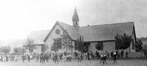 Kamloops Public Schoolhouse - 1893 Courtesy Kamloops Museum Association
